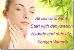 Kangen water for skin